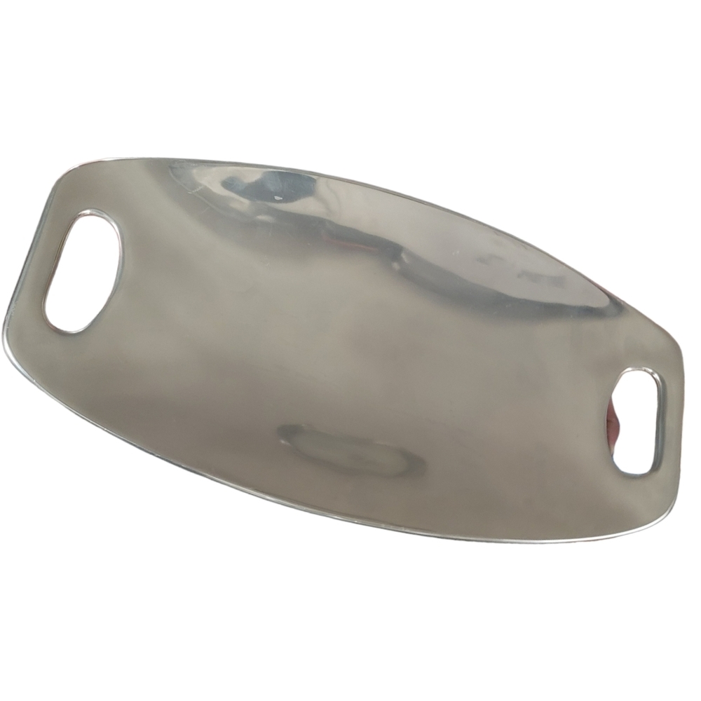 Nambe Large Handled Tray Metal Alloy #611